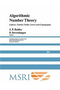 Algorithmic Number Theory