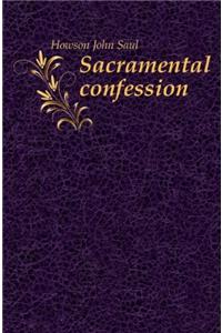 SACRAMENTAL CONFESSION