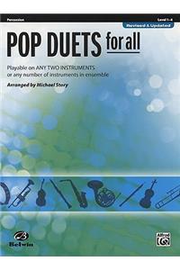 Pop Duets for All: Percussion, Level 1-4