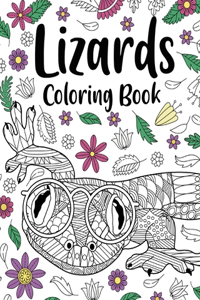 Lizards Coloring Book