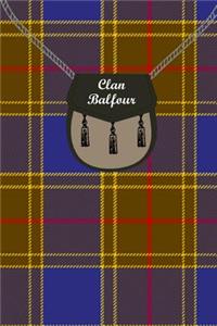 Clan Balfour Tartan Journal/Notebook