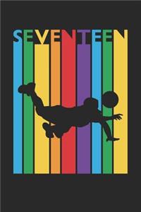 Volleyball Notebook for 17 Year Old Boys and Girls - Colorful Volleyball Journal - 17th Birthday Gift for Volleyball Player Diary