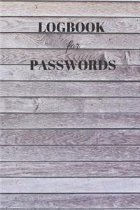 Logbook For Passwords