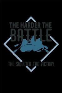 The harder the battle, the sweeter the victory