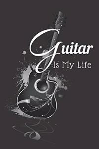 Guitar Is My Life Notebook Journal