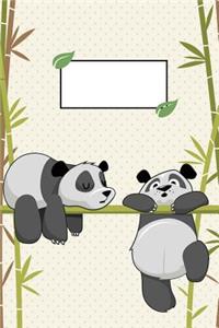 Bamboo Panda Notebook