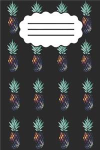 Notizbuch mit Ananas