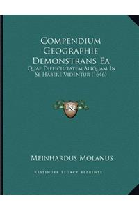 Compendium Geographie Demonstrans Ea