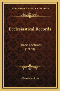 Ecclesiastical Records