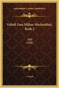 Veiheft Zum Militar-Wochenblatt, Book 2