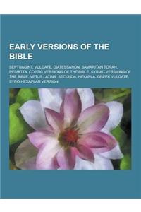 Early Versions of the Bible