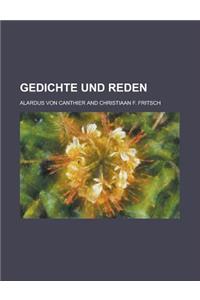 Gedichte Und Reden