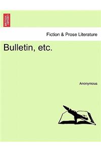 Bulletin, Etc. Tome Deuxieme