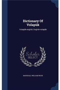 Dictionary Of Volapük