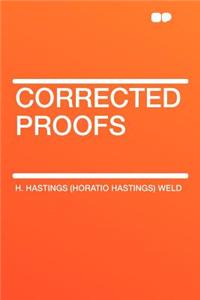 Corrected Proofs
