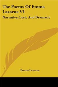 Poems Of Emma Lazarus V1