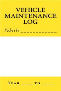 Vehicle Maintenance Log