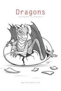 Dragons Coloring Book for Grown-Ups 3