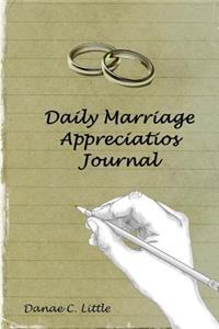 Daily Marriage Appreciations Journal