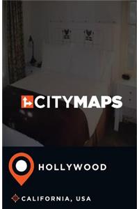 City Maps Hollywood California, USA