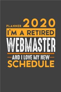 Planner 2020 for retired WEBMASTER
