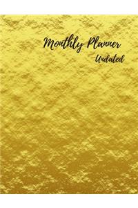 Monthly Planner Undated