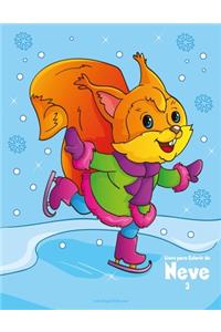 Livro para Colorir de Neve 3