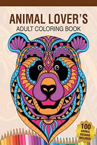 Animal Lover's Adult Coloring Book