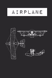 AIRPLANE Lined Notebook