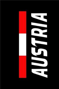 Austria Flag Notebook