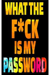 Password Notebook Alphabetical