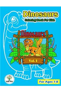 Dinosaur coloring book