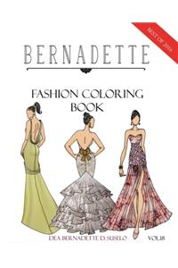 BERNADETTE Fashion Coloring Book Vol.18