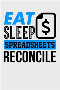 Eat Sleep Spreadsheets Reconcile
