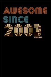 Awesome Since 2003 Journal