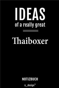 Notizbuch für Thaiboxer