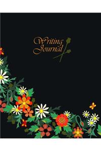 Writing Journal: Gifts for Women or Her; Lined Paper Notebook for Creative Writers or Personal Use (A large SOFTBACK from our Floral Wreath range)