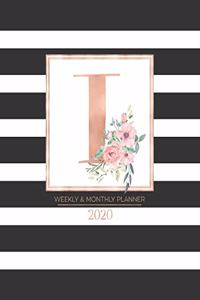 Weekly & Monthly Planner 2020 I