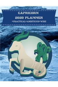 Capricorn 2020 Planner: Practical*Ambitious*Wise