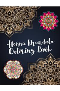 Henna Mandala Coloring Book