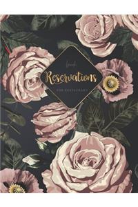 Reservations book for restaurant