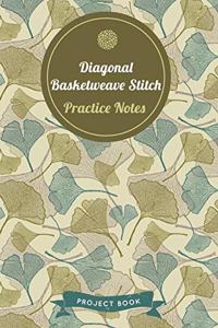 Diagonal Basketweave Stitch Practice Notes