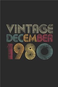 Vintage December 1980