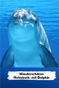 Wunderschönes Notizbuch mit Delphin