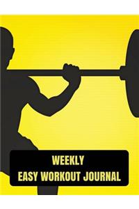 Weekly Easy Workout Journal