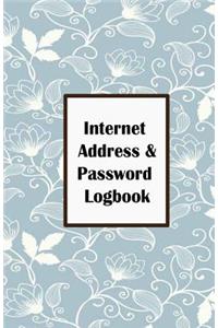 Internet Address & Password Logbook