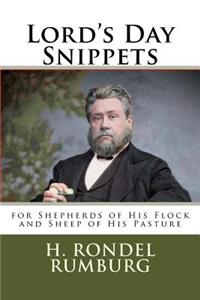 Lord's Day Snippets