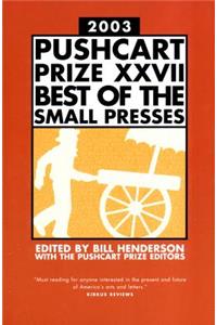 The Pushcart Prize XXVII