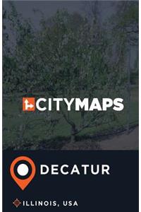 City Maps Decatur Illinois, USA
