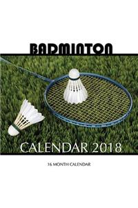 Badminton Calendar 2018